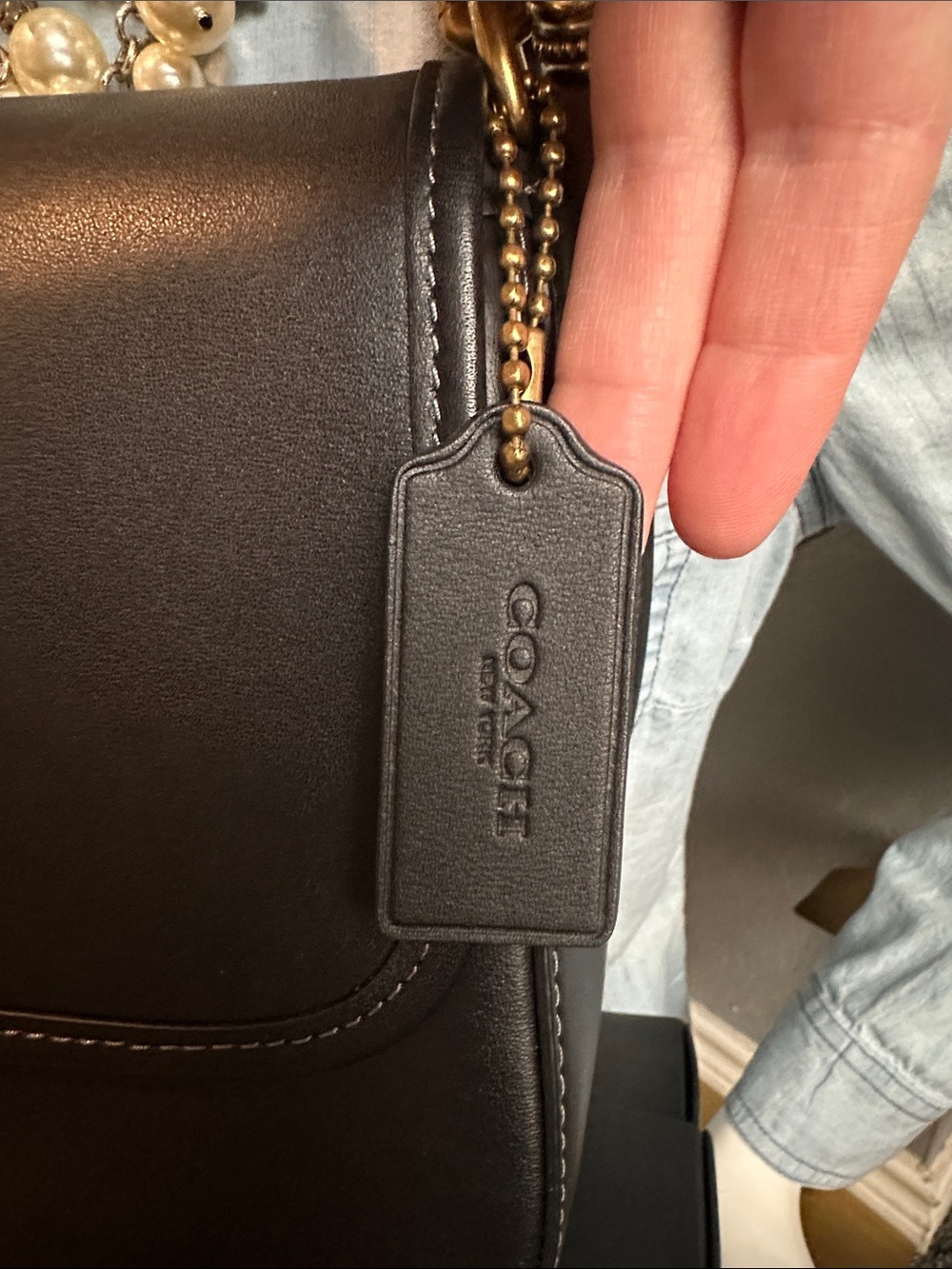Coach Soft Tabby black crossbody with receipts and box 🖤🖤🖤 - Picture 4 of 14